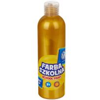Opakowanie Farba szkolna Astra 250ml metaliczna złota