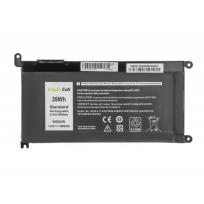 Okładka książki GREEN CELL BATERIA DE150 WDX0R WDXOR DO DELL INSPIRON 13 5378 5379 14 5482 15 5568 5578 5579 7560 7570 17 5770 3400MAH 11.4V