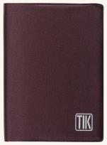 Opakowanie Kalendarz 2019 TIK kieszonkowy metalic bordo