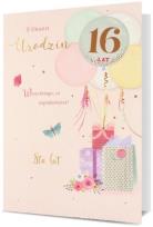 Opakowanie Karnet B6 Urodziny 16 HM200-2448
