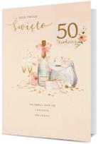 Opakowanie Karnet B6 Urodziny 50 HM200-2452