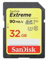 Opakowanie Karta pamięci SanDisk Extreme SDSDXVE-032G-GNCIN (32GB; Class 10)