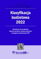 Okładka książki Klasyfikacja budżetowa 2022