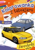 Okładka książki Kolorowanka z tatuażami. Samochody osobowe