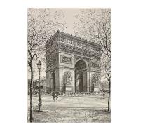 Opakowanie Kołoszkicownik 25k A3, łuk triumfalny