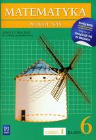 Okładka książki Matematyka SP wokół nas 6/1 ćw w.2014 WSIP