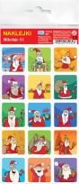 Opakowanie Naklejki. Mikołaje