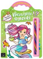 Okładka książki Niezwykłe syrenki. Malowanka z naklejkami. Zaczarowana kredka