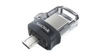 Opakowanie Pendrive SanDisk ULTRA SDDD3-128G-G46 (128GB; microUSB, USB 3.0; kolor szary)