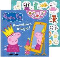 Okładka książki Peppa Pig. Opowiadania z naklejkami. Prawdziwa..