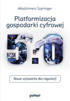 Okładka książki Platformizacja gospodarki cyfrowej