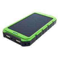 Opakowanie POWERNEED POWER BANK Z PANELEM SOLARNYM 6000MAH LI-POLY, PV 0,8W, USB 2A I 1A, OŚWIETLENIE 6 DIOD LED, ZIELONY, S6000G