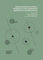 Okładka książki Przegląd badań na Wydziale Matematyki