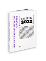 Okładka książki Przepisy 2022. Prawo administracyjne