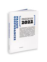 Okładka książki Przepisy 2022. Prawo gospodarcze