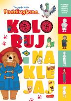 Okładka książki Przygody Misia Paddingtona. Koloruj i naklejaj