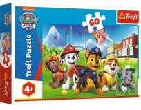 Opakowanie Puzzle 60 Psi Patrol na polanie TREFL