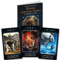 Okładka książki Runy Zwierząt Mocy - poradnik i 25 kart