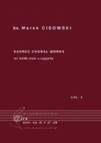 Okładka książki Sacred Choral Works Vol. 4 na czterogłosowy...