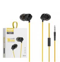 Opakowanie SOMOSTEL SŁUCHAWKI UNIWERSALNE JACK 3,5 CALA ŻÓŁTE DOUSZNE REDUKCJA SZUMÓW SOUND BASS SMS-CS04 YELLOW