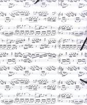 Opakowanie Teczka A4 biała w nuty