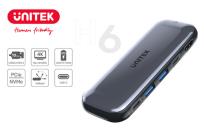 Opakowanie UNITEK HUB USB-C STORAGE M.2, HDMI, USB-C PD 100W,