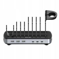 Okładka książki UNITEK STACJA ŁADUJĄCA 6 PORTÓW, PD 120W + KABLE