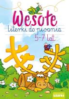 Okładka książki Wesołe literkli do pisania 5-7 lat