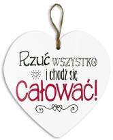 Opakowanie Zawieszka Serce 23-Rzuć wszystko