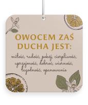 Opakowanie Zawieszka zapachowa - Owocem zaś Ducha jest