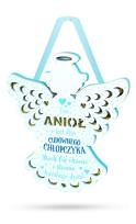 Opakowanie Zawieszka ZOS-008 Anioł dla cudownego chłopczyka