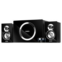 Okładka książki Zestaw głośników komputerowe SVEN SV-01301085BK (2.1; kolor czarno-srebrny)