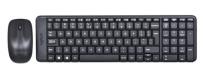 Okładka książki Zestaw klawiatura + mysz membranowa Logitech MK220 920-003168 (USB 2.0; kolor czarny; optyczna)