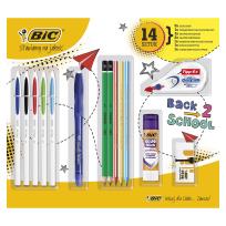 Opakowanie Zestaw piśmienniczy BIC 14 elementów blister