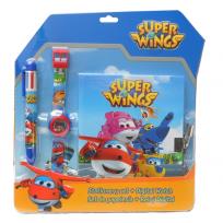 Opakowanie Zestaw zegark cyfrowy długopis pamiętnik Super Wings WI17008