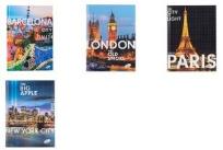 Opakowanie Zeszyt A5/96K kratka CITIES BY DAY MIX