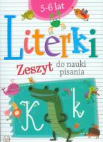 Okładka książki Zeszyt na nauki pisania 5-6 lat - literki
