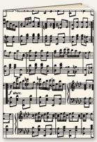 Opakowanie Zeszyt ozdobny A5/48K linia Muzyka