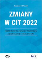 Okładka książki Zmiany w CIT 2022