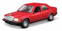 Opakowanie 1987 Mercedes-Benz 190E Red 1:24 BBURAGO