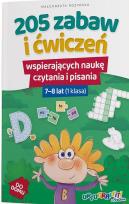 Okładka książki 205 zabaw i ćwiczeń wspierających naukę czytania i pisania dla klasa I