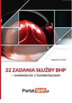 Okładka książki 22 zadania służby bhp - omówienie z komentarzem