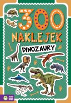 Okładka książki 300 naklejek. Dinozaury