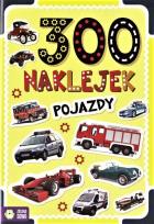 Okładka książki 300 naklejek. Pojazdy