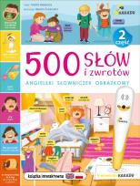 Okładka książki 500 słów i zwrotów. Angielski słowniczek... cz.2
