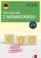 Okładka książki 600 ćwiczeń z niemieckiego z kluczem A1-B2 w.3