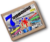 Okładka książki 7 książek. Zestaw dla chłopca 3-7 lat