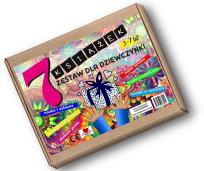 Okładka książki 7 książek. Zestaw dla dziewczynki 3-7 lat