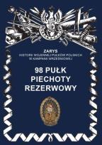 Okładka książki 98 pułk piechoty rezerwowy