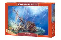 Okładka książki Puzzle 2000 Zatopiony statek CASTOR